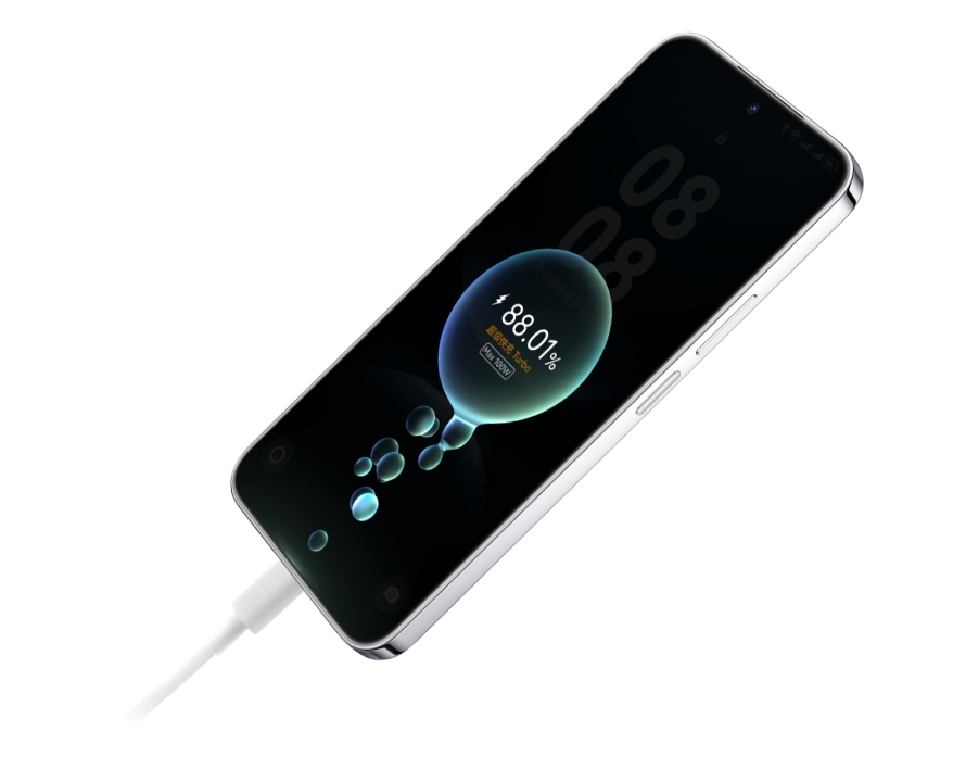 HUAWEI nova 15 充电界面，展示快充速度快