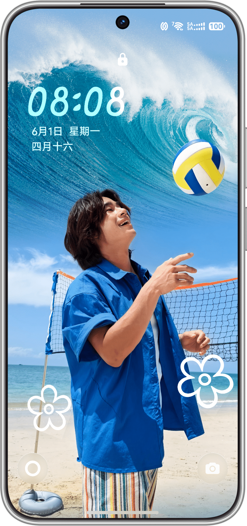 展示了 HUAWEI nova 16z 的时光手记趣玩体验