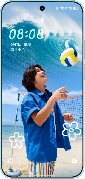 展示了 HUAWEI nova 16 的时光手记趣玩体验