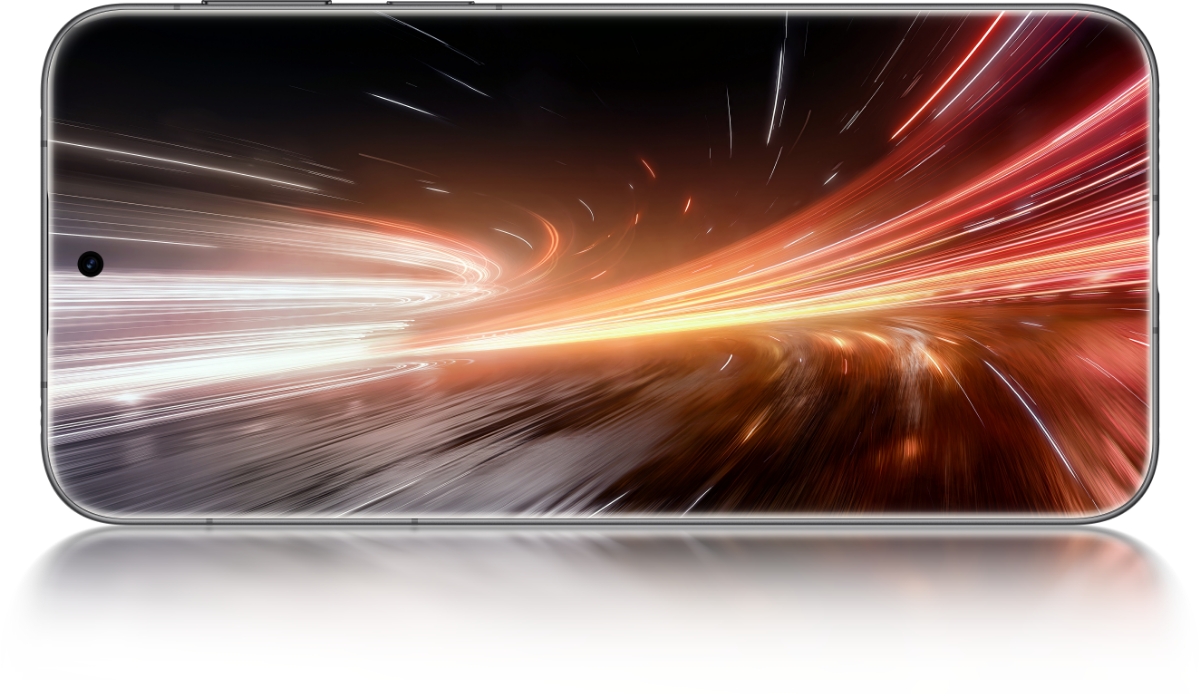 HUAWEI Pura 80 Pro front view, showing the significant improvement in phone performance