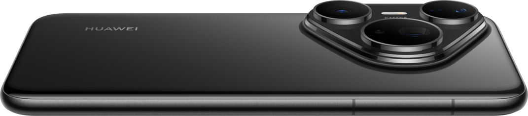 HUAWEI Pura 80 Pro Glaze Black phone back view, showing the color of the phone