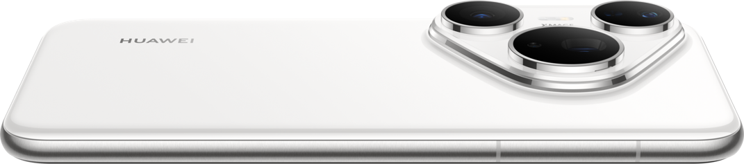HUAWEI Pura 80 Pro Glaze White phone back view, showing the color of the phone