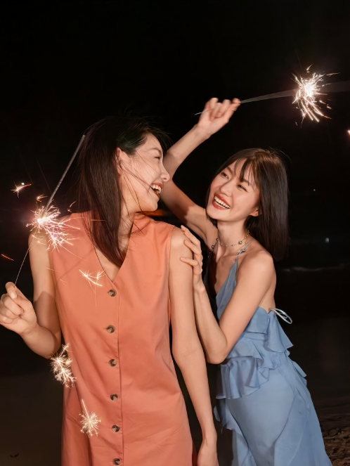 HUAWEI Pura 80 Pro 拍摄的夜景照片，体现 1 英寸超大底传感器带来的拍照效果