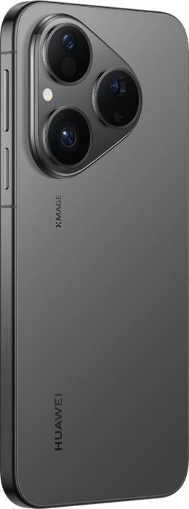 HUAWEI Pura 80 丝绒白的背面图，展示手机的颜色