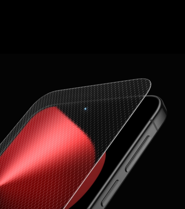 HUAWEI Pura 80 手机侧面图，展示第二代昆仑玻璃