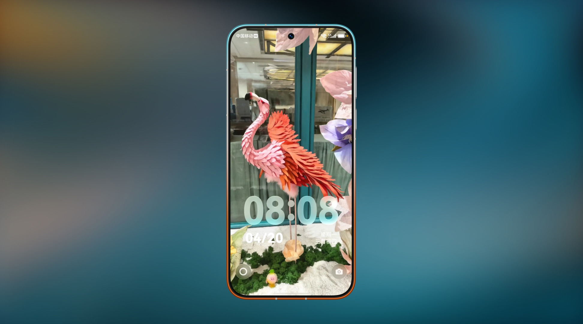 HUAWEI Pura 90 Pro Max 3D影像壁纸，展示了有空间感的锁屏壁纸