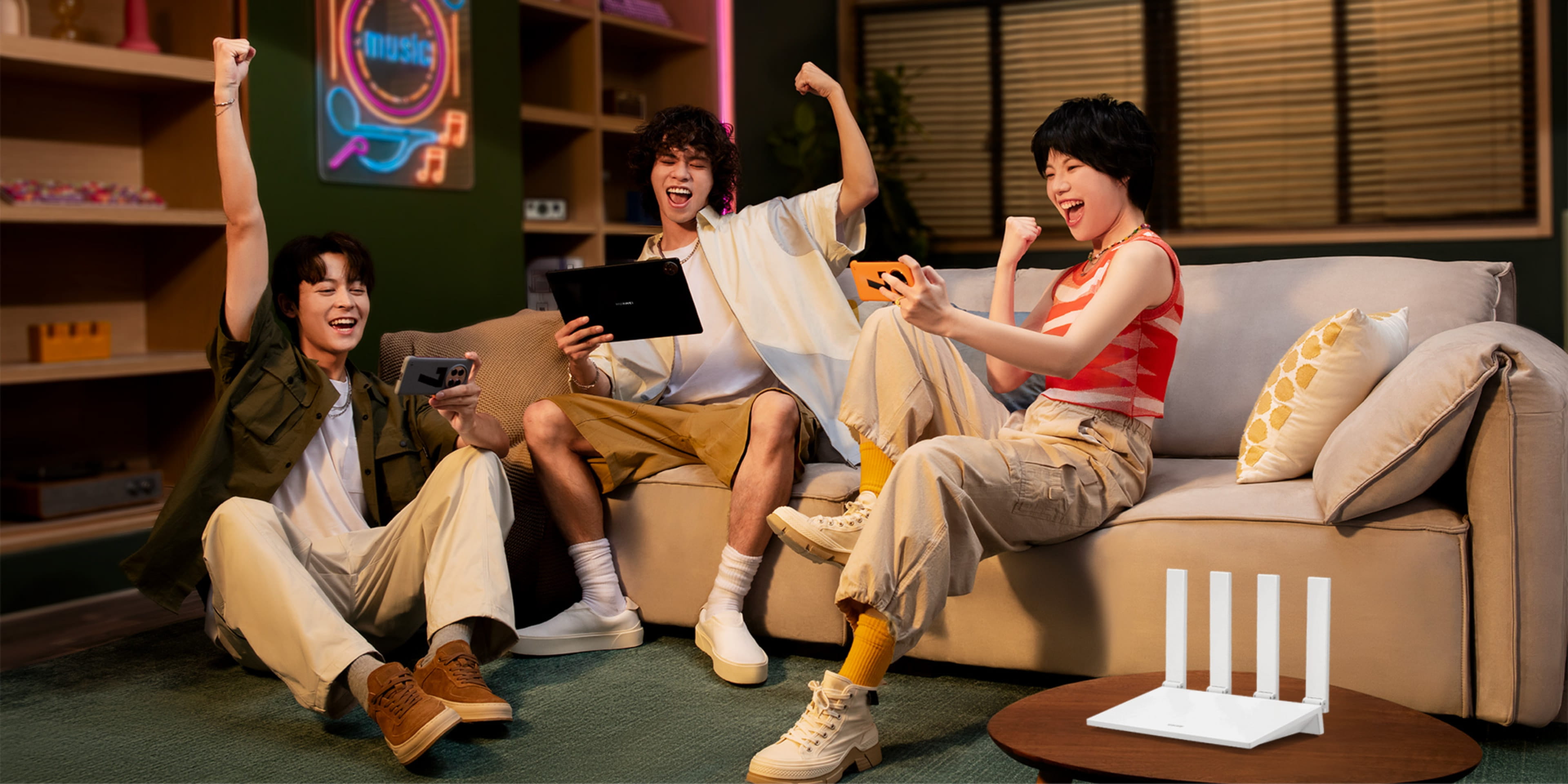 华为路由器 AX3 手游加速