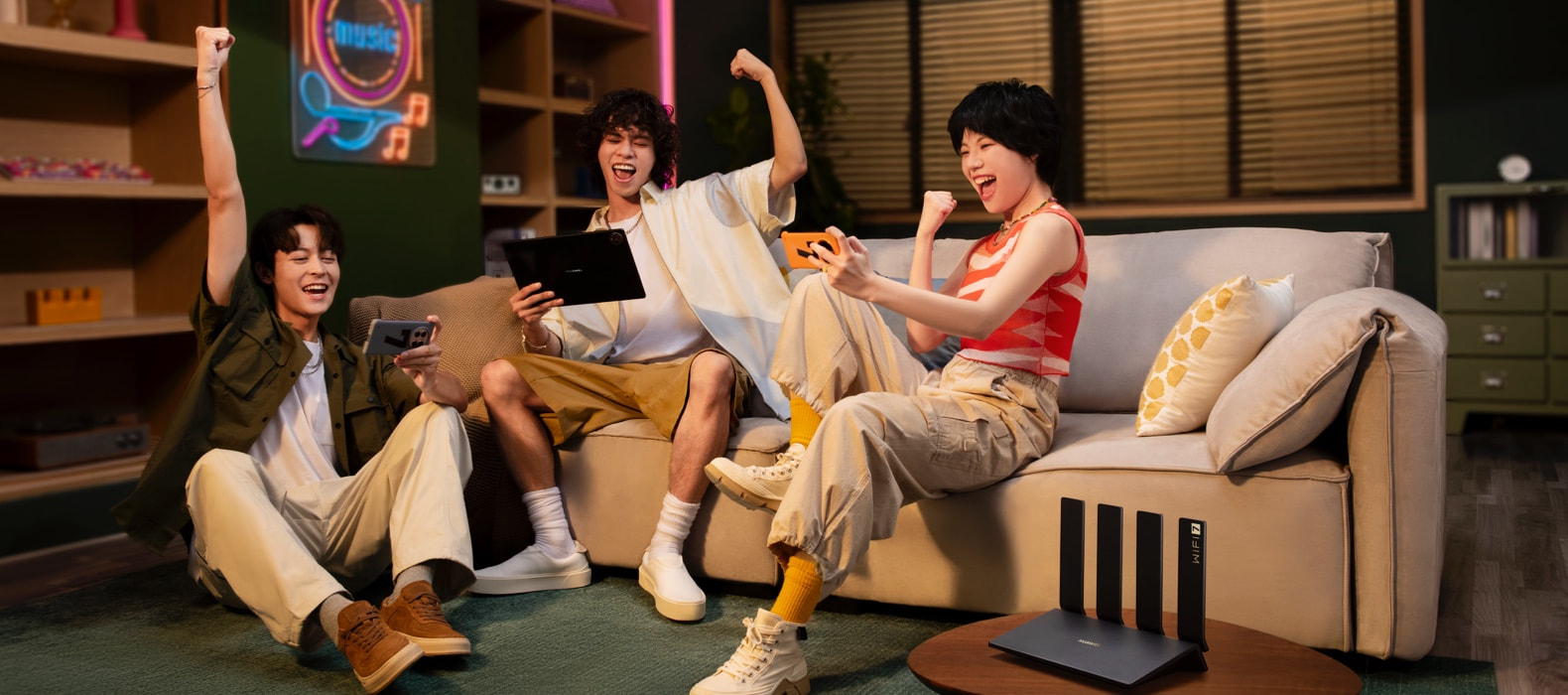 华为路由 BE3 Pro 游戏加速