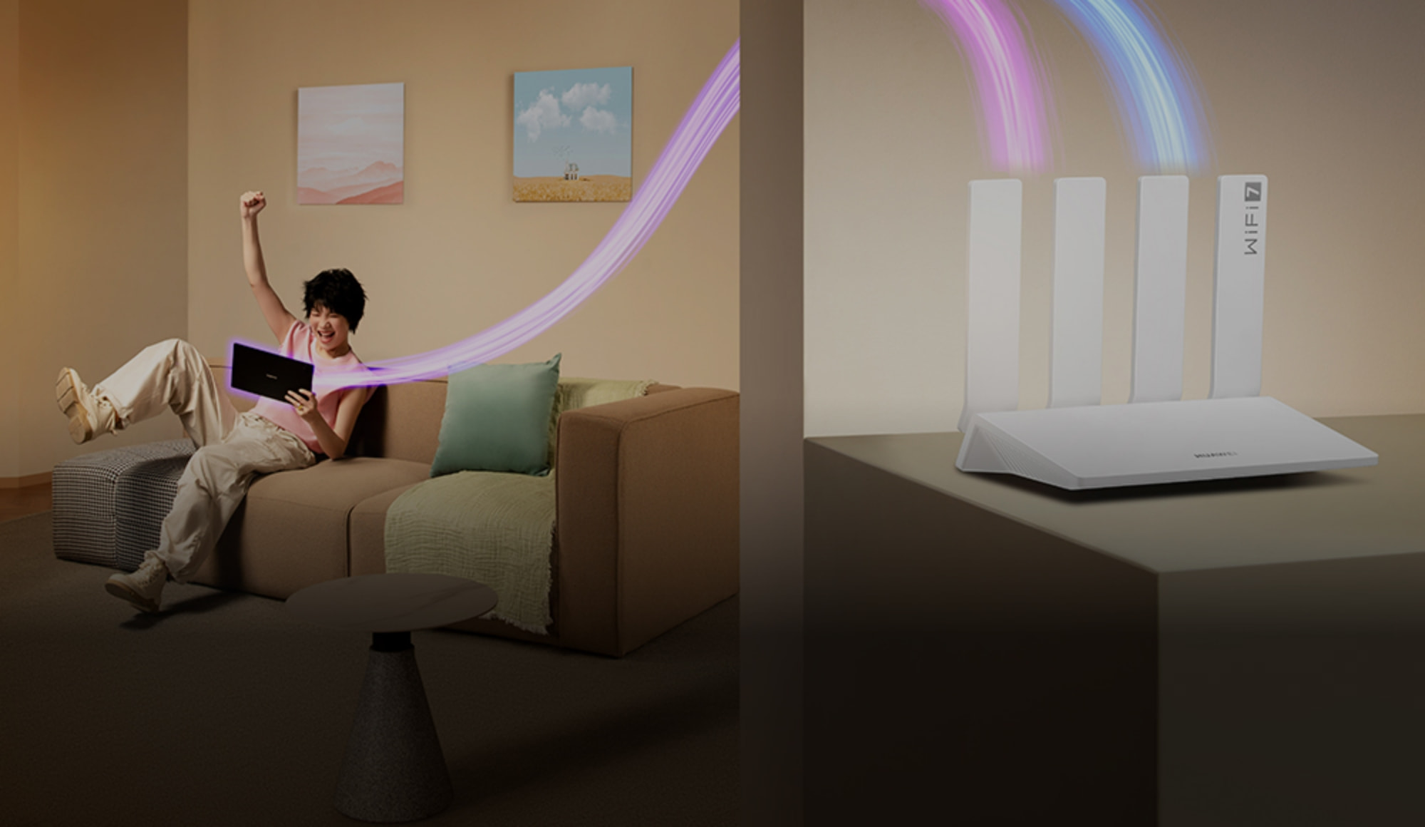 华为路由 BE3 Pro 双频聚合,网速风驰电掣