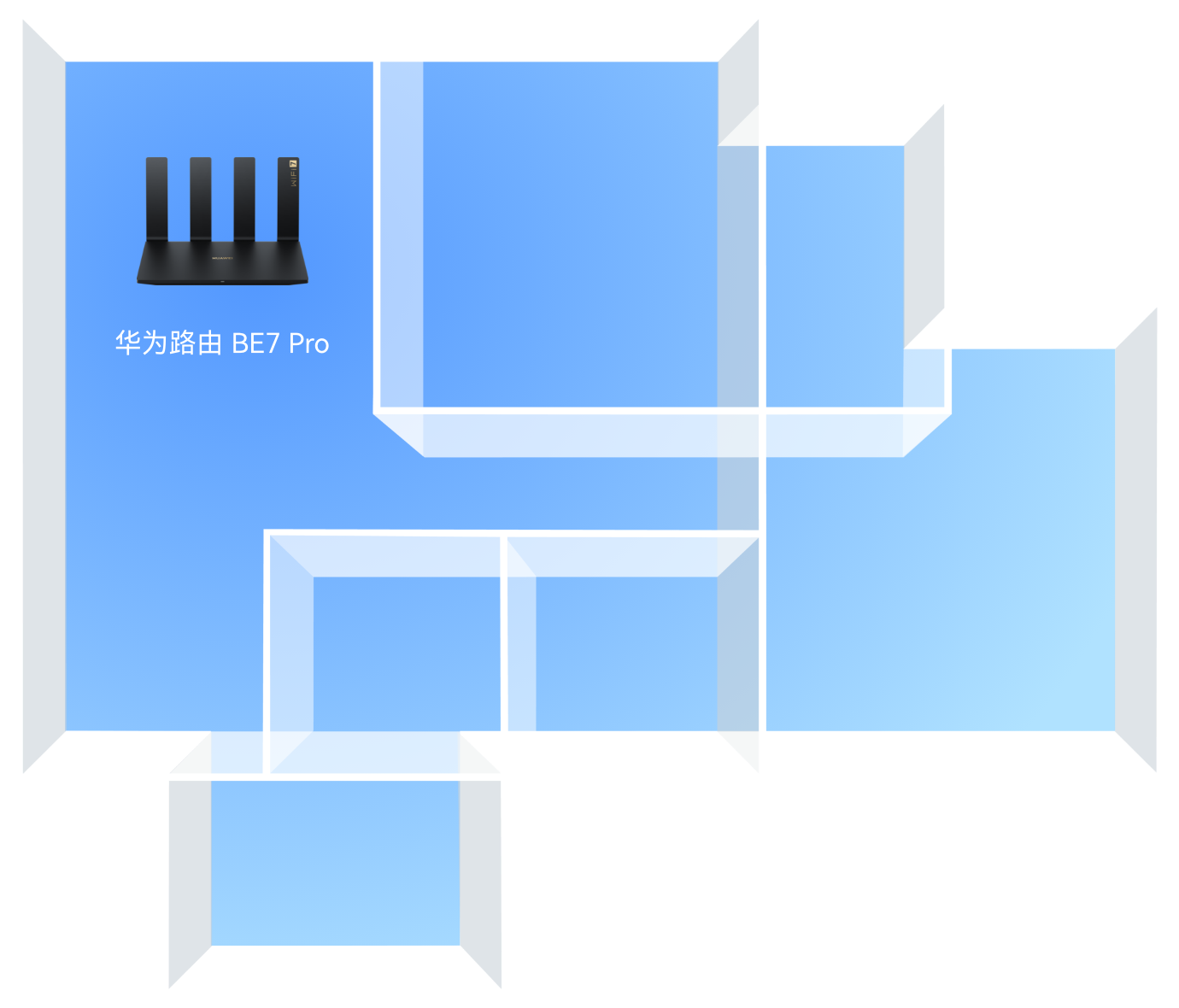 华为路由 BE7 Pro 覆盖可视化