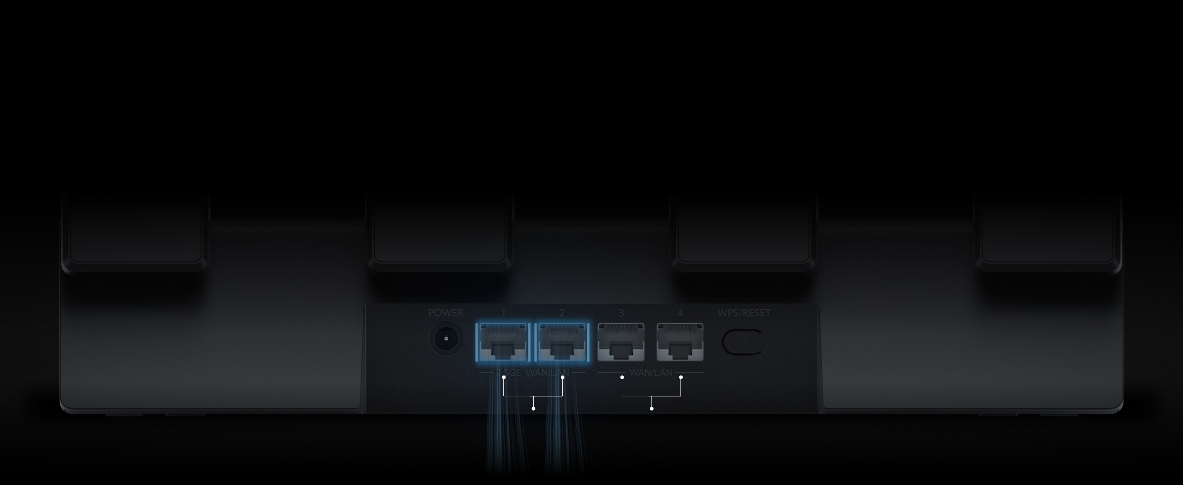 华为路由 BE7 2.5GE 网口 2