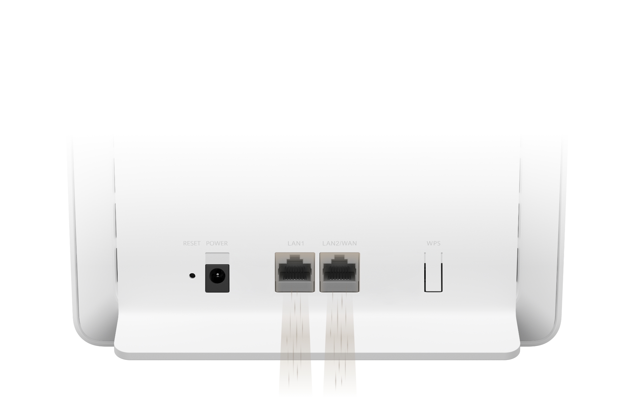 展示了华为移动路由 5 的双百兆网口，满足多场景用网需求