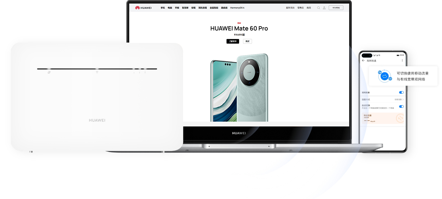 华为移动路由 Pro 双网双通