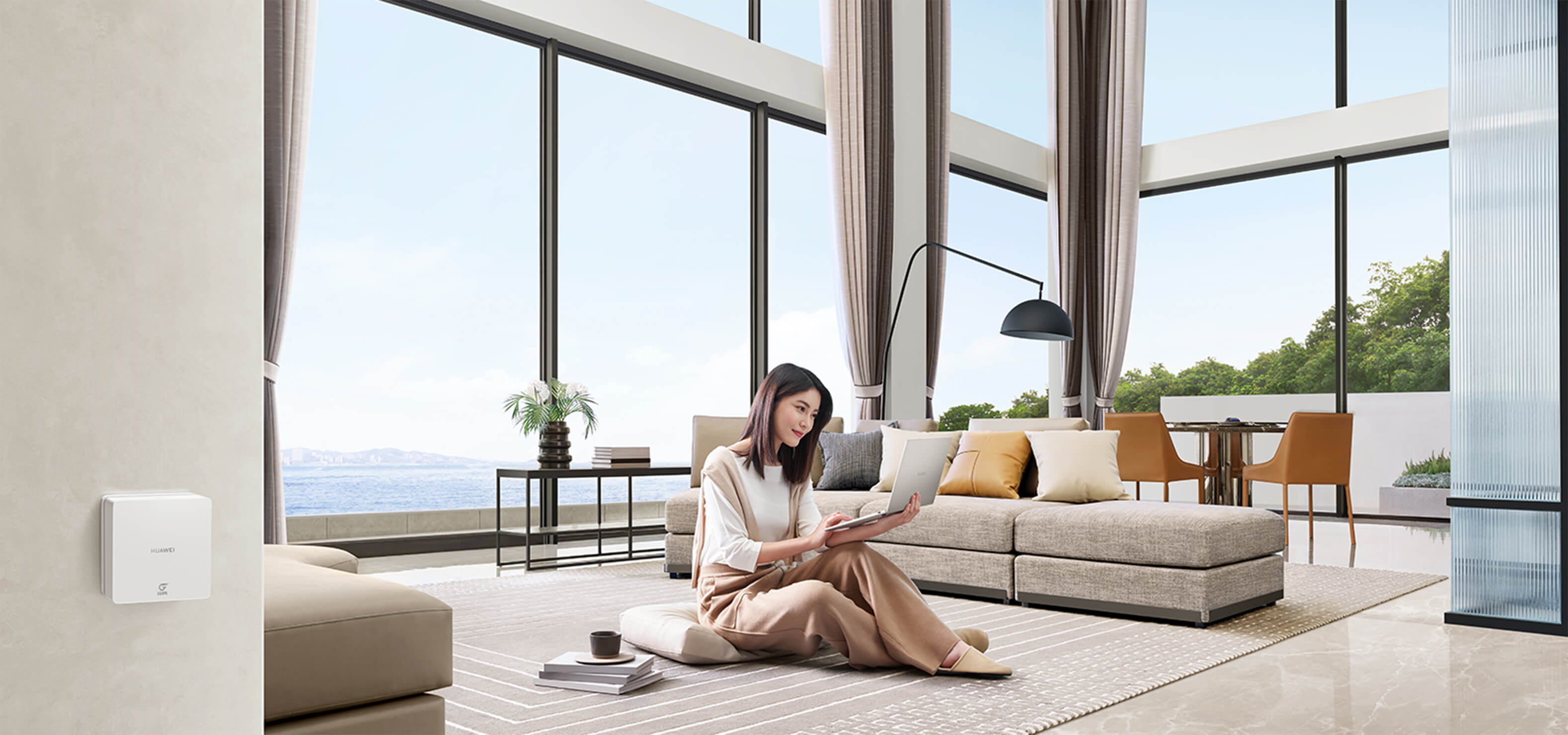 华为路由 Q6 网线版 千兆有线组网