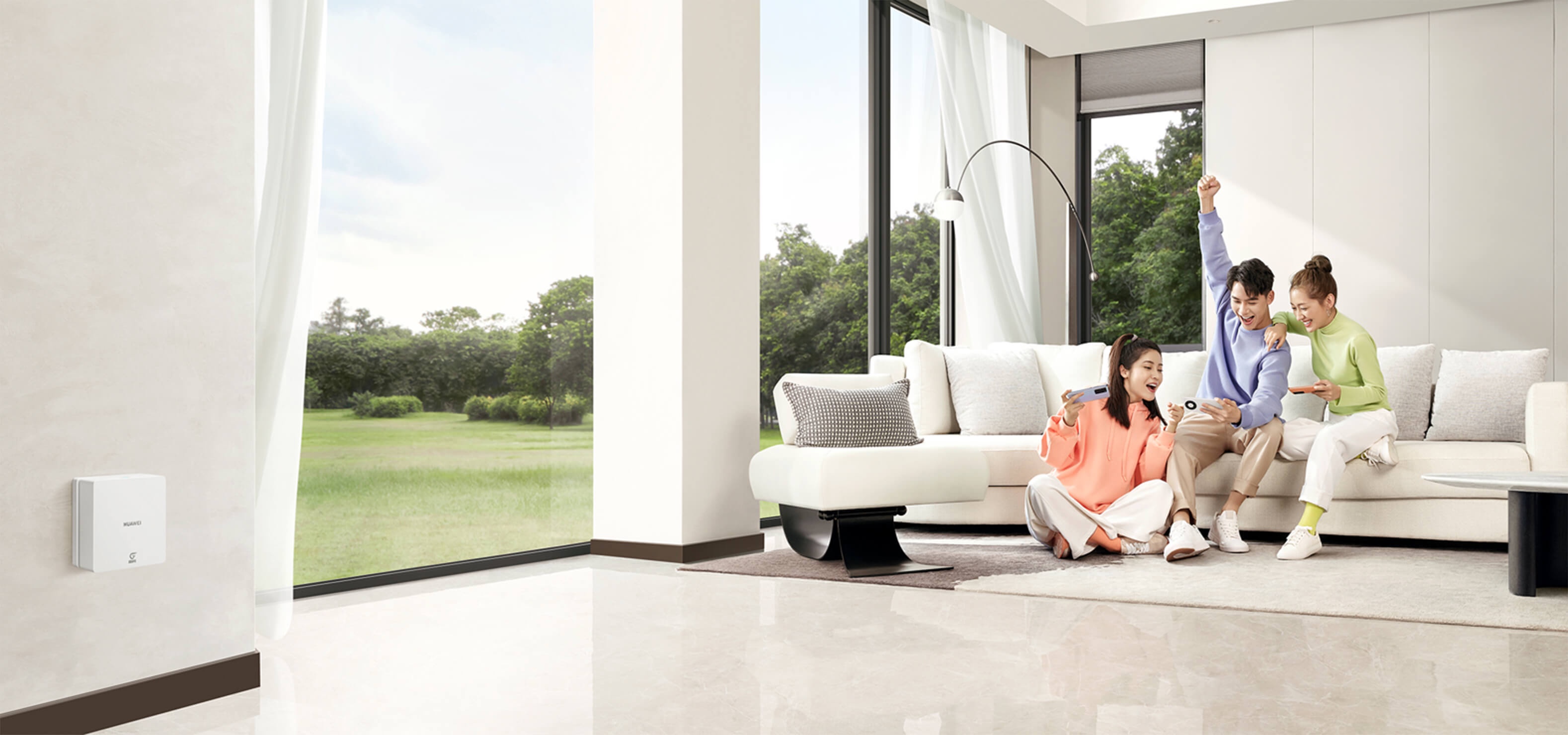 华为路由 Q6 网线版 手游网课加速