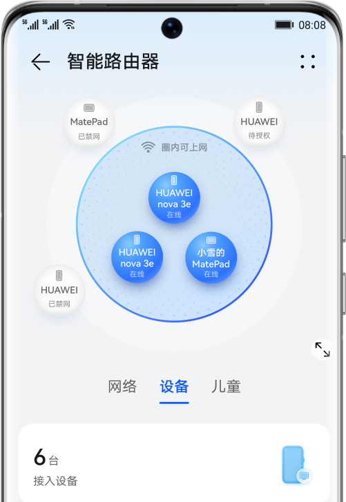 华为凌霄子母路由 Q6E 路由控制中心