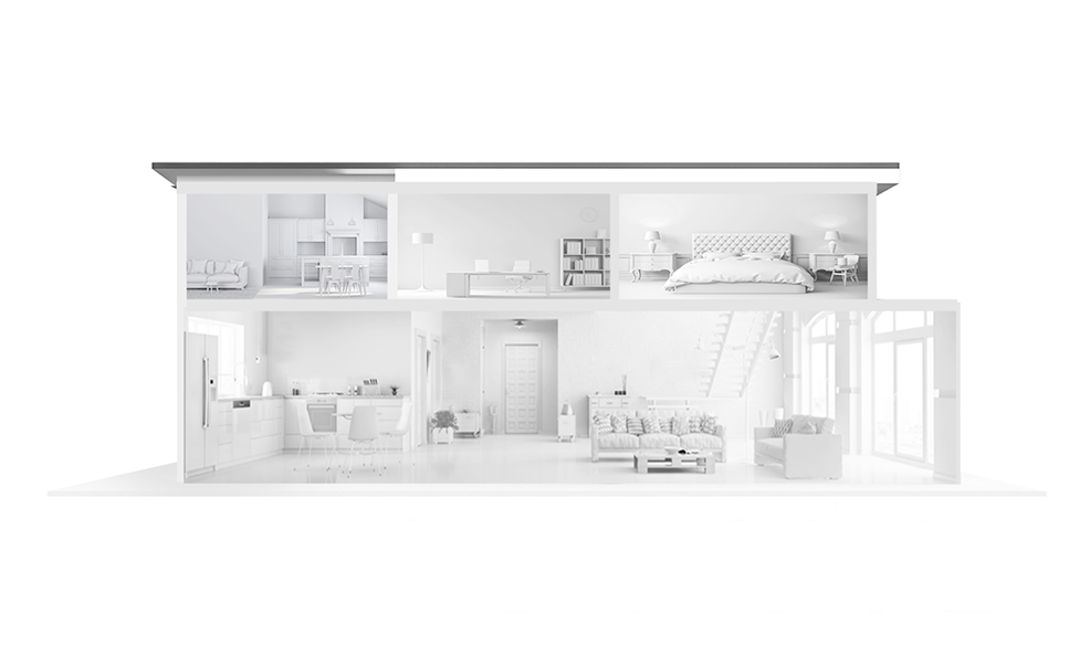 华为凌霄子母路由 Q6E 适配各类户型