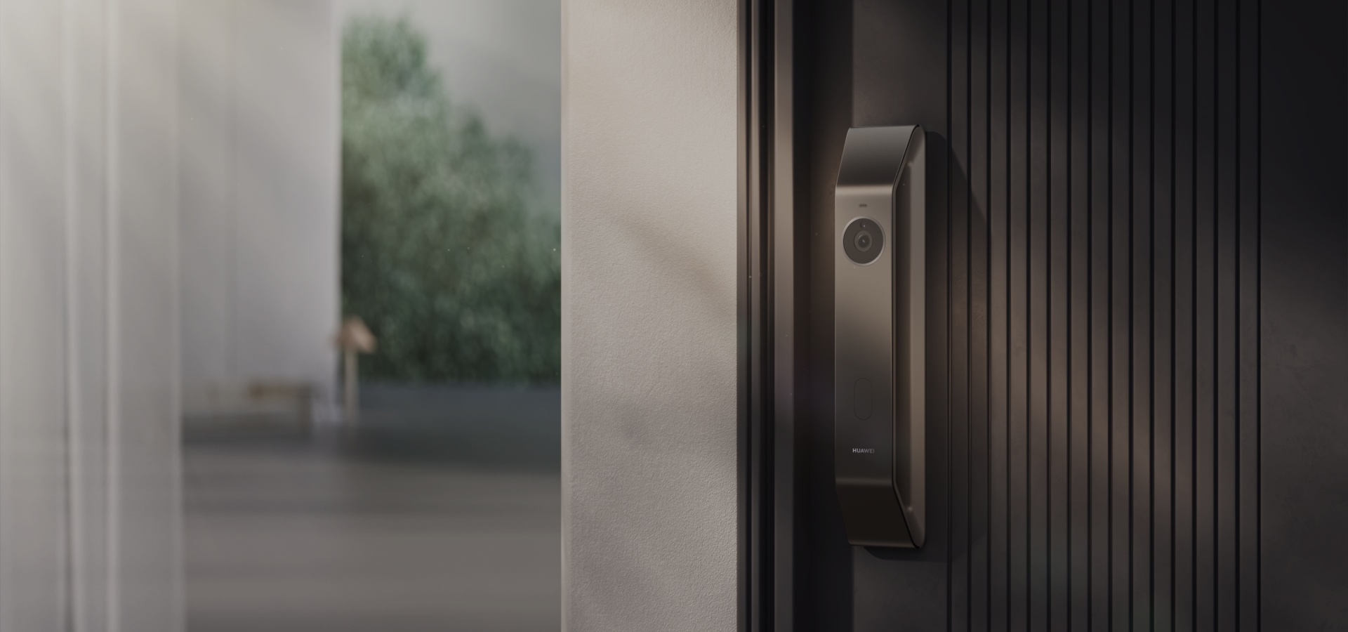 展示了华为智能门锁 2 Ultra 搭载 HarmonyOS 5 智慧管家特性