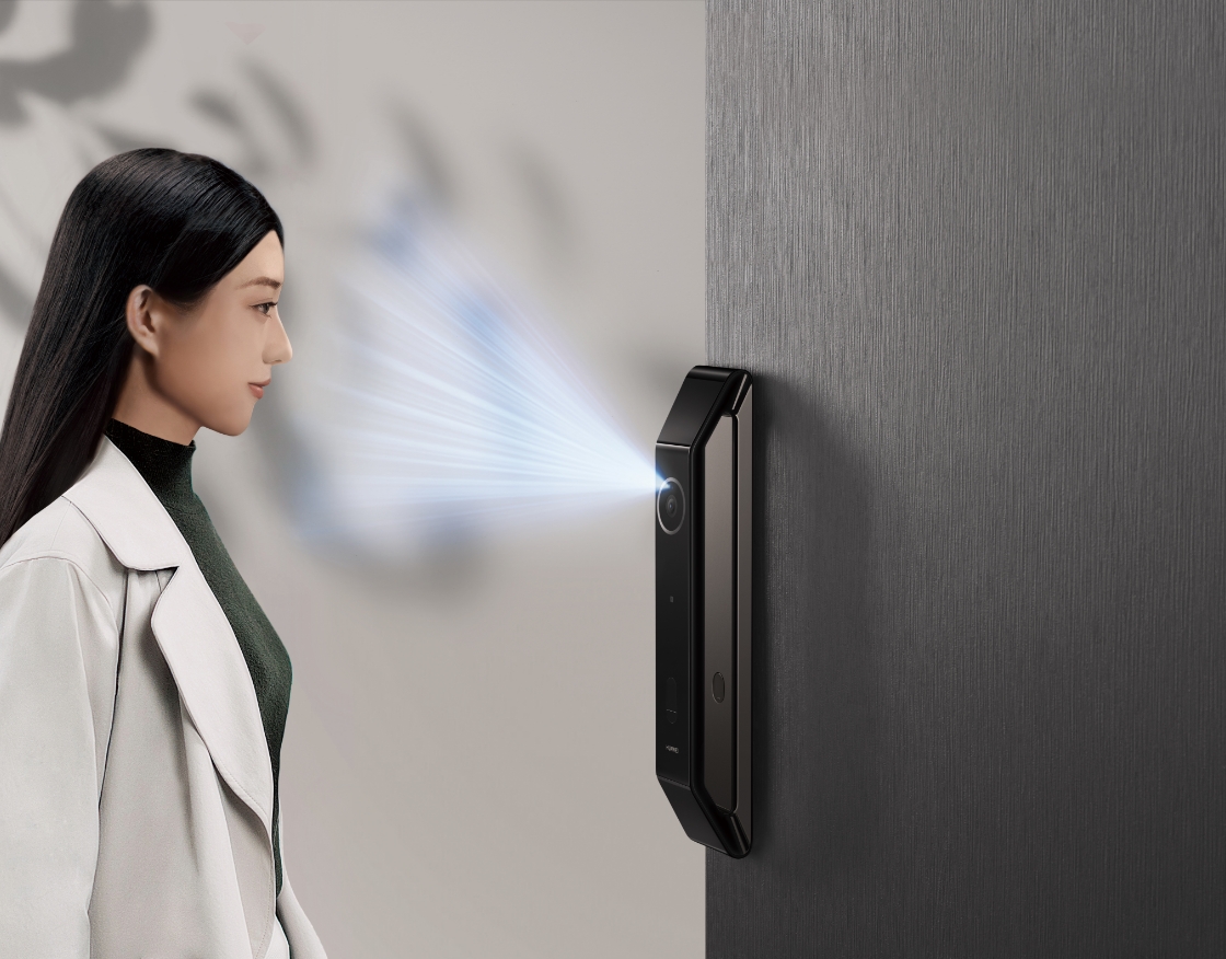 华为智能门锁 Plus 心动理由之 AI 3D 人脸识别