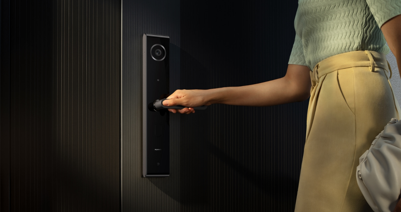 华为智能门锁 SE 猫眼版 AI 指纹算法创拍1