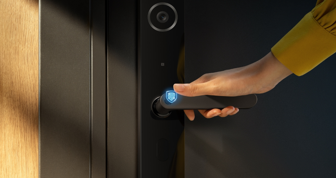 华为智能门锁 SE 猫眼版 AI 指纹算法创拍3