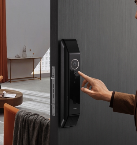 华为智能门锁心动理由 AI 指纹解锁