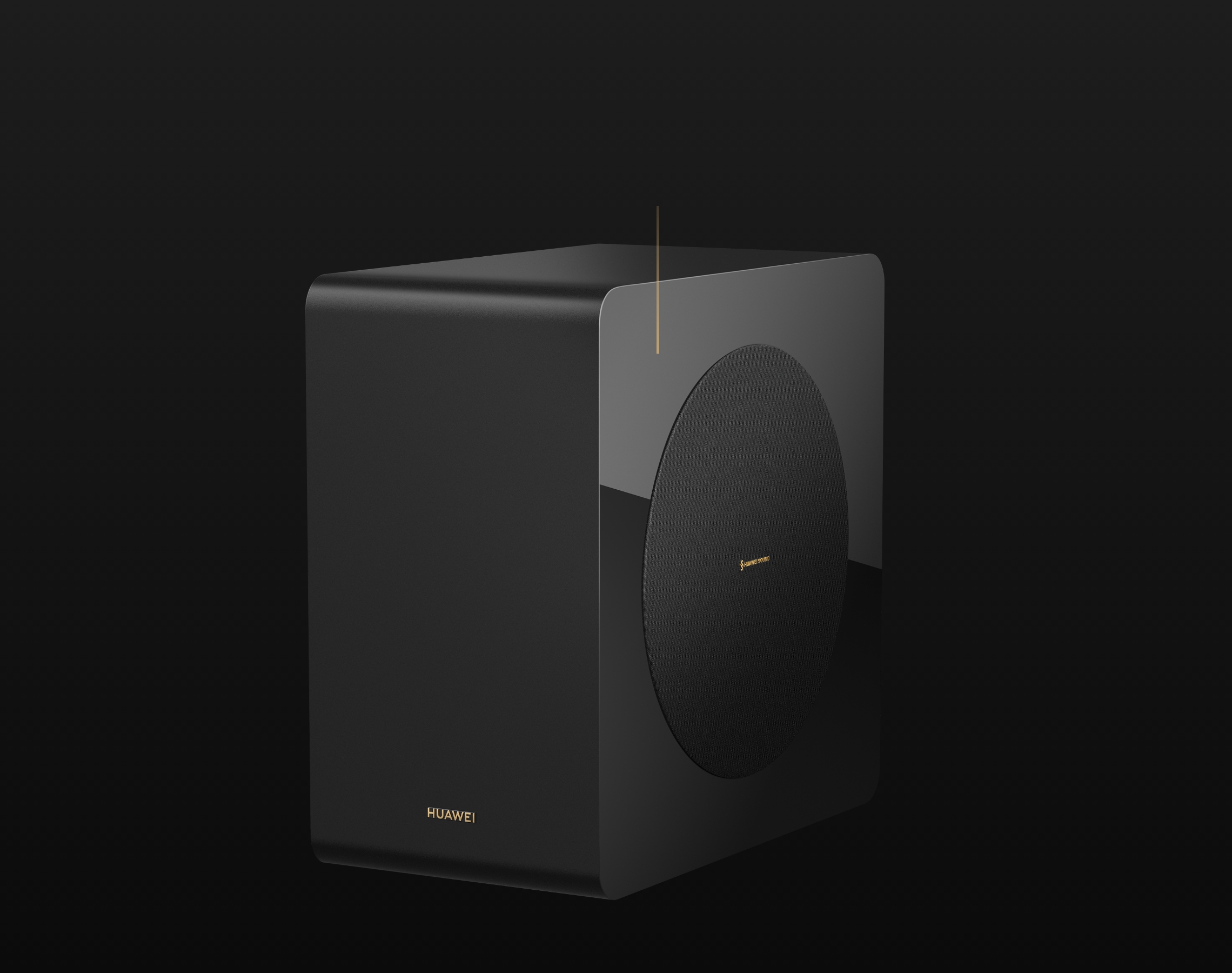 华为悦彰家庭影院的产品外观和接口展示