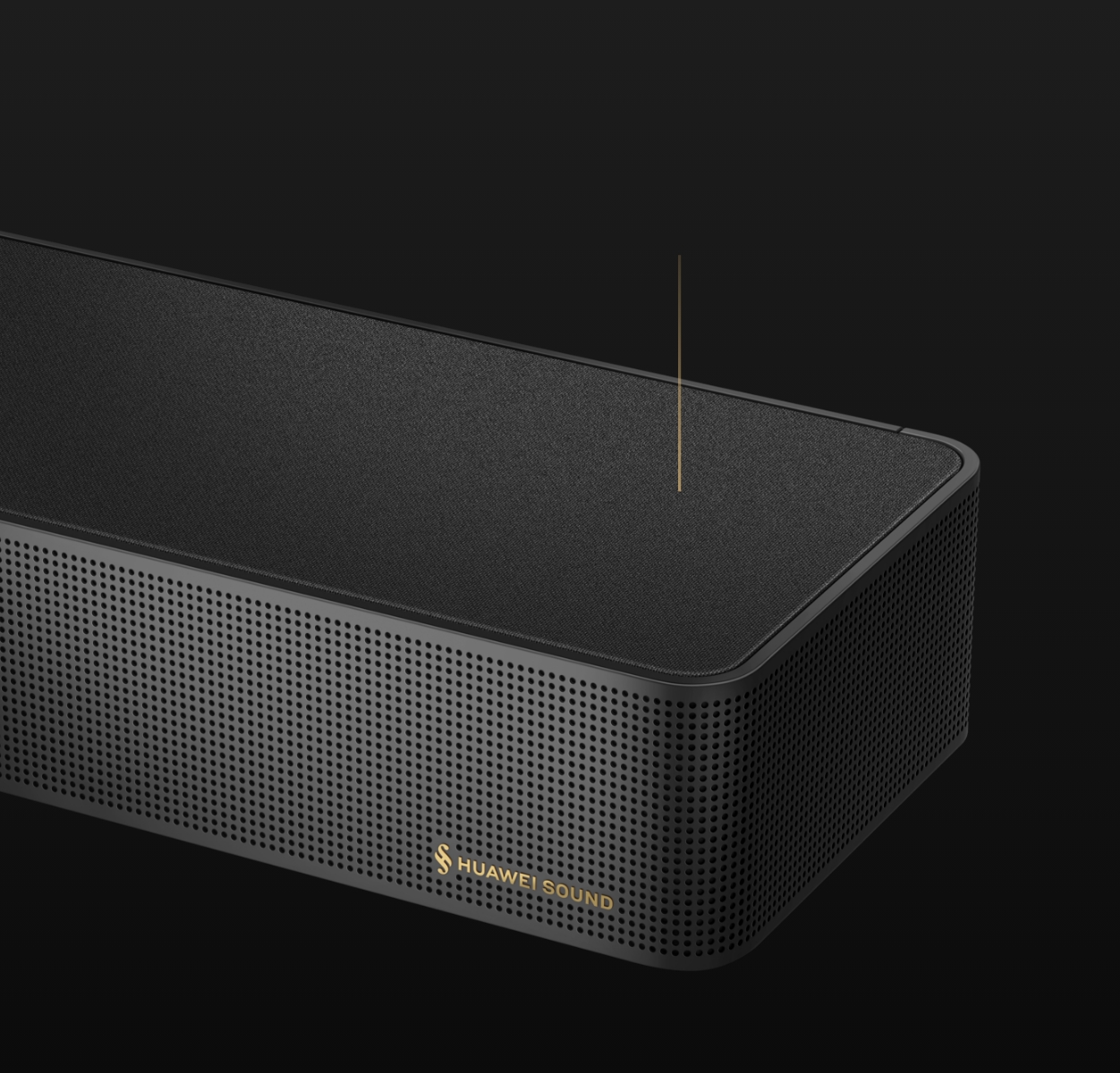 华为悦彰家庭影院的产品外观和接口展示