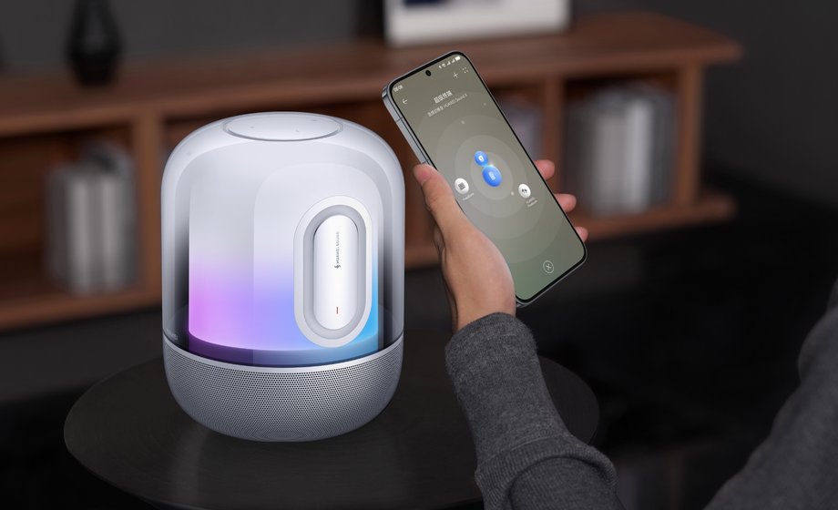手机在 HUAWEI Sound X5 附近，无缝流转