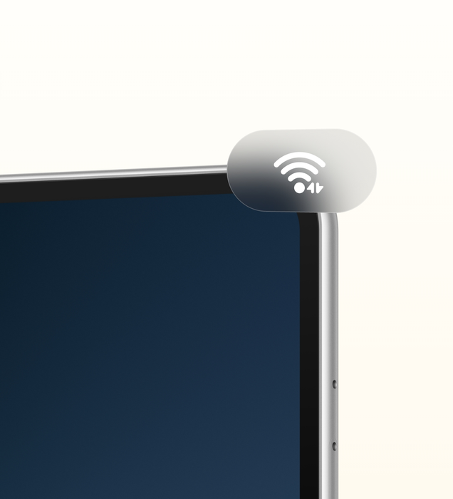 HUAWEI MatePad Mini 悦读版的网络特写图，展现了超快的网速