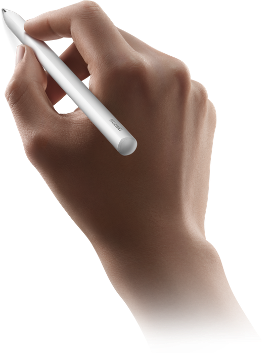 用户使用 HUAWEI M-Pencil Pro 在 HUAWEI MatePad Mini 悦读版上绘画，展现了平板与手写笔的绘画能力