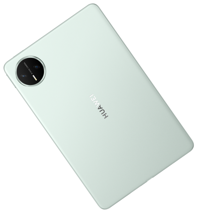 HUAWEI MatePad Mini 背面图，展现了小巧设计