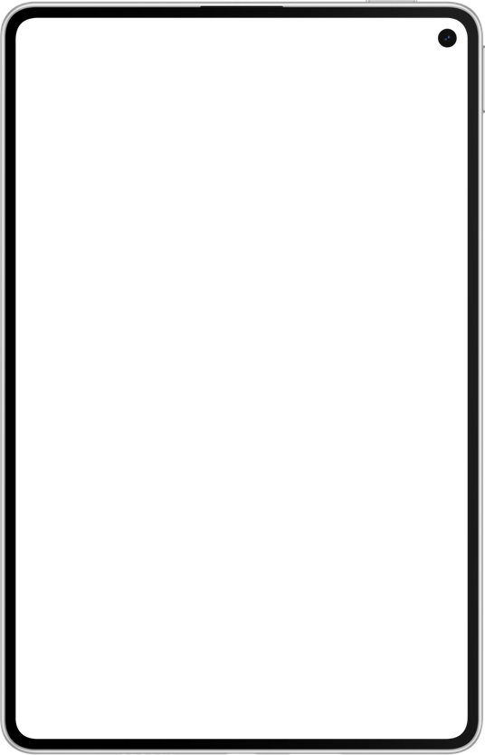 HUAWEI MatePad Mini 正面展示图，展现了 8.8 英寸柔光屏
