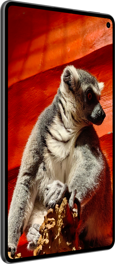 HUAWEI MatePad Mini 屏幕对比图，展现了柔光屏清晰护眼的特性