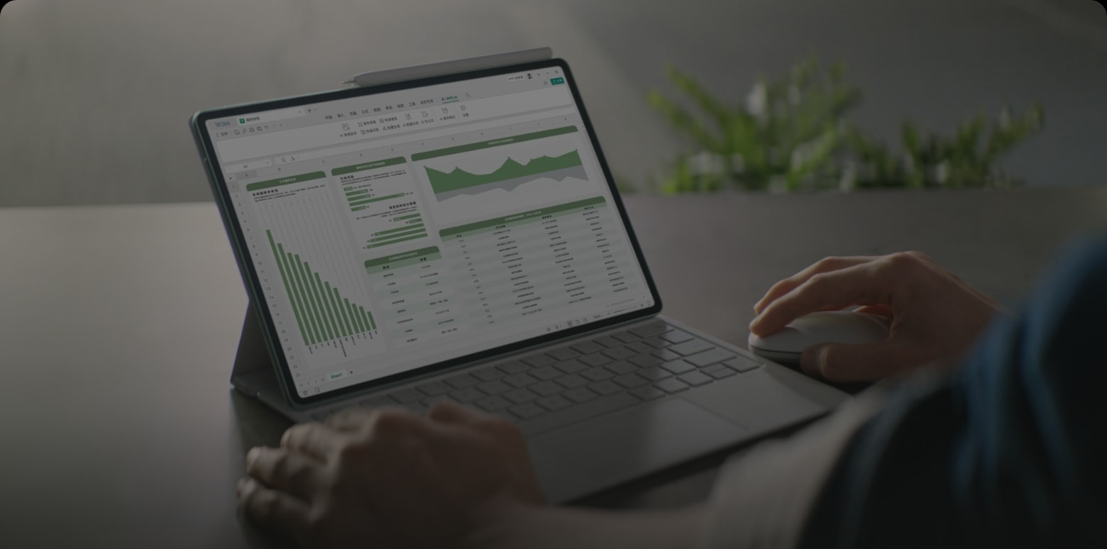 HUAWEI MatePad Pro 12.2 英寸平板展示鸿蒙版应用界面