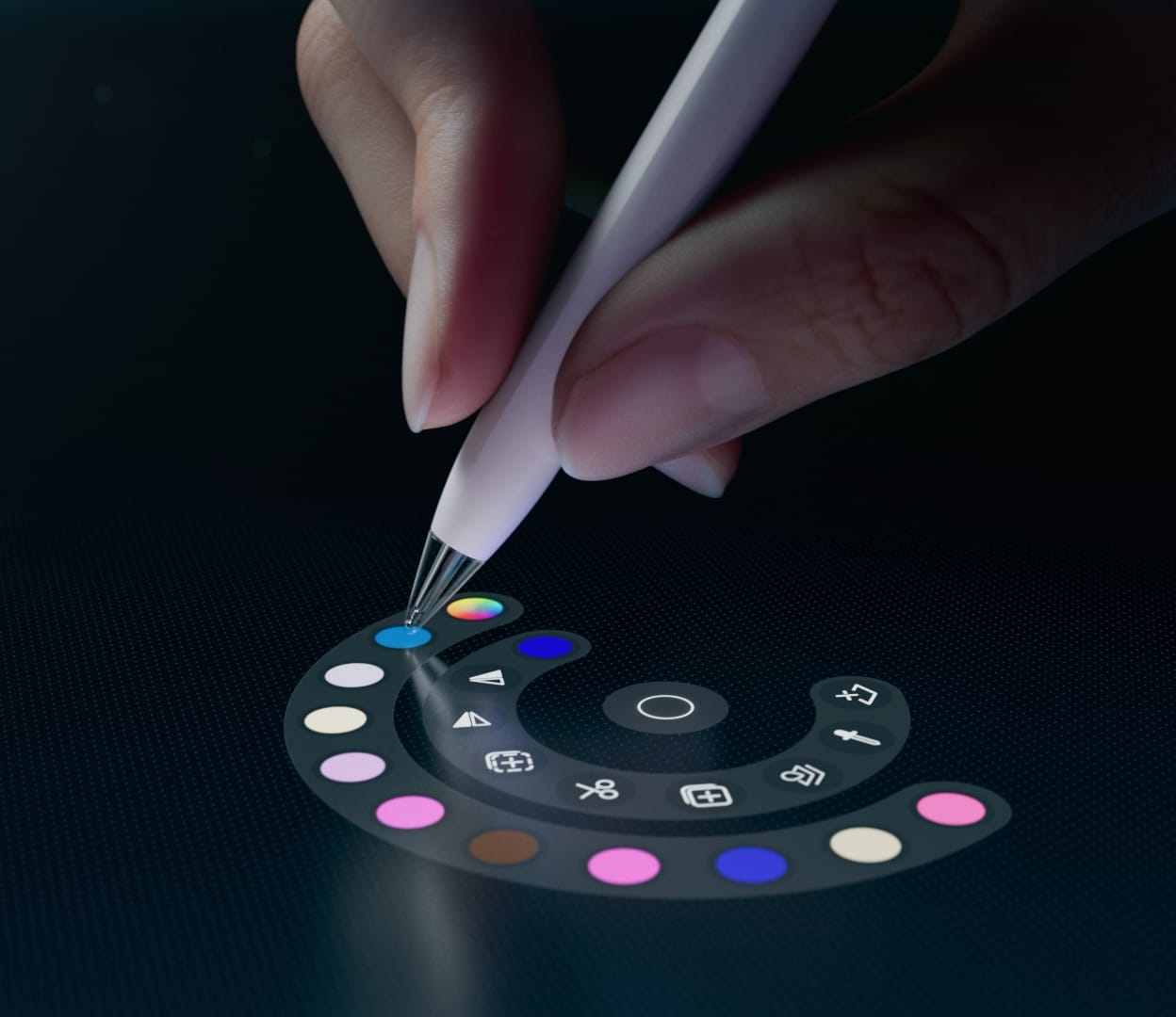 HUAWEI MatePad Pro 12.2 英寸展示 M-Pencil Pro 的功能操作