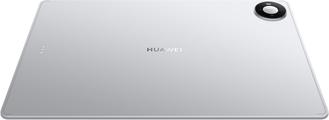 HUAWEI MatePad Pro Max 特殊角度图，展示皓月银ID