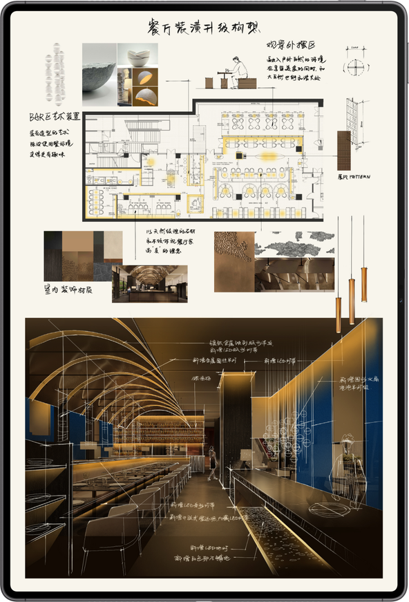 笔记作品，展示了华为笔记 app