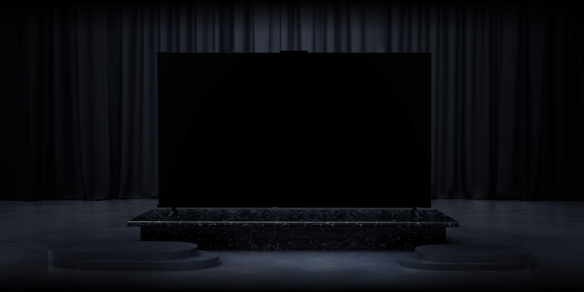 HUAWEI MateTV MAX 与华为设备的桌面界面图，展示系统界面统一的设计语言