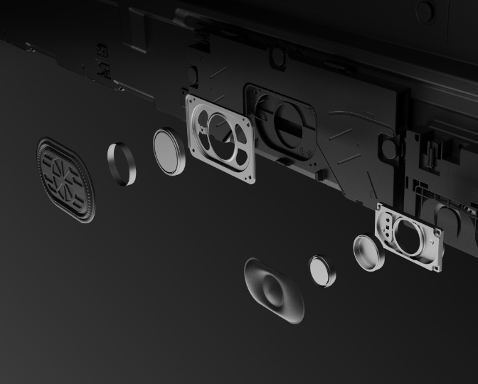 HUAWEI MateTV 低音单元特写图