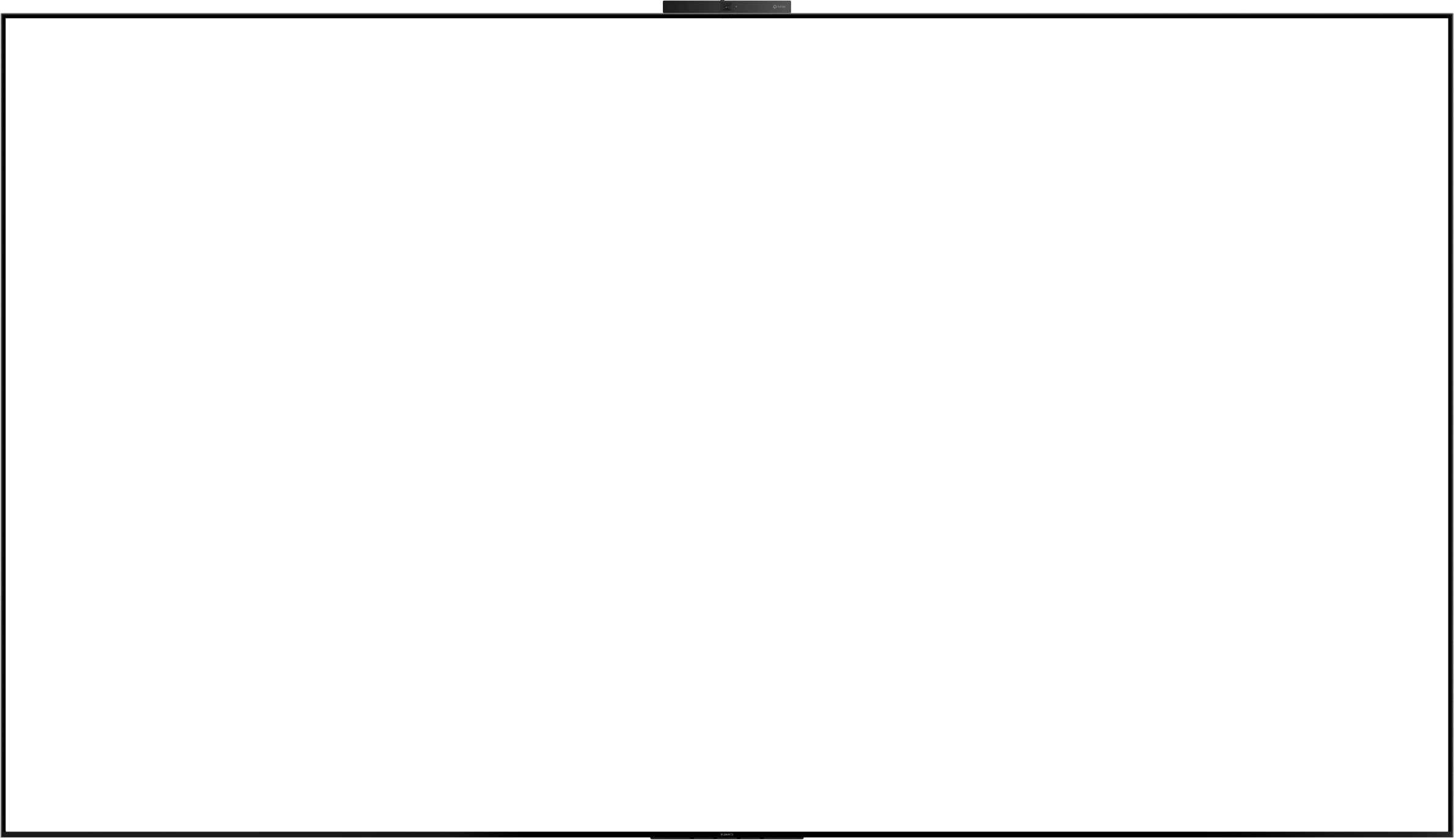 两位用户在客厅使用华为智慧屏 S6 Pro 打游戏,展示了 AI 画质优化功能