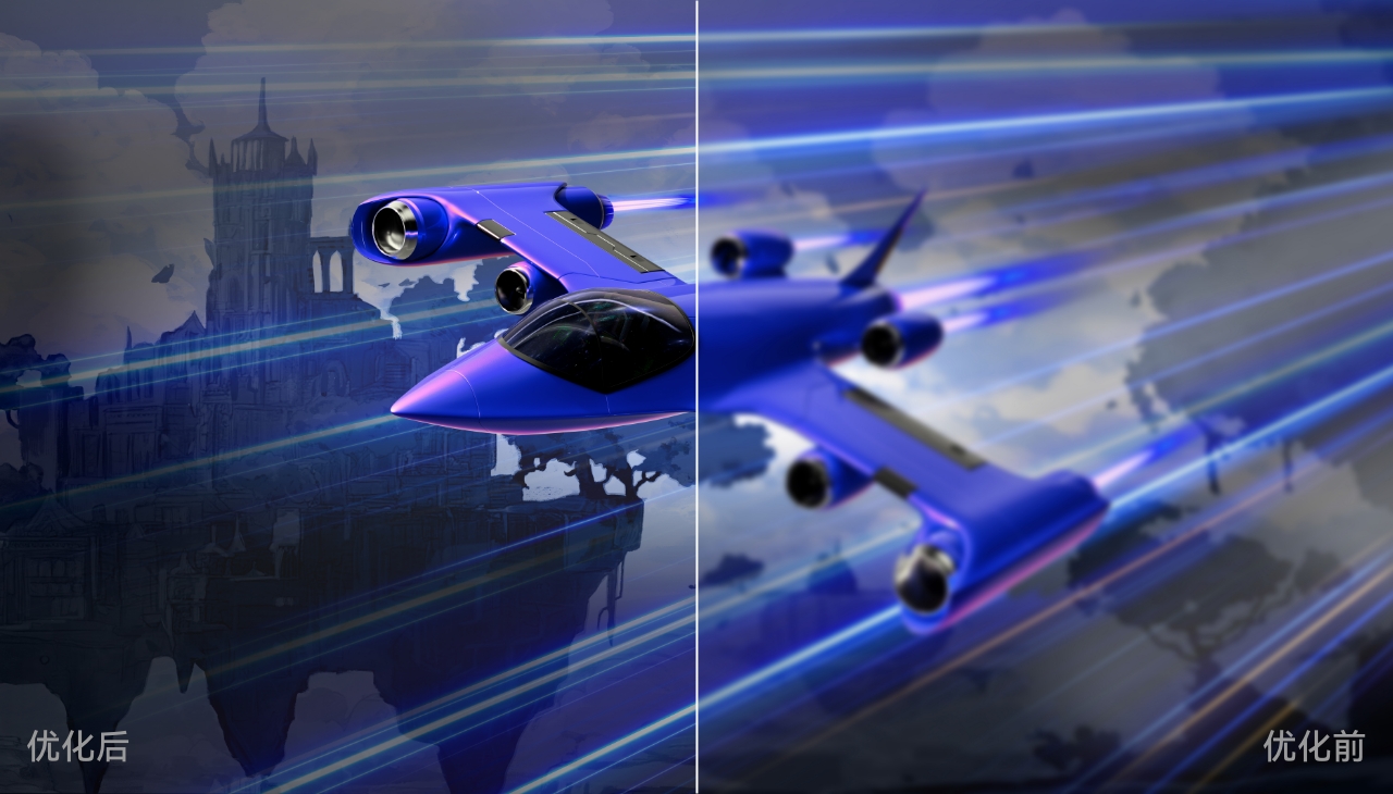 华为智慧屏 S6 屏幕画面，显示飞机高速飞过的画面