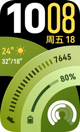 展示了华为手环 11 Pro 的多样表盘