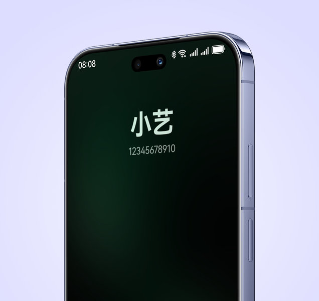 华为手机界面和手环正面，展示了华为手环 11 的腕上来电功能