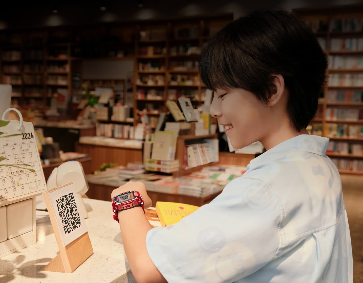 华为儿童手表 5 Pro 感光炫彩版移动支付