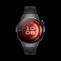 HUAWEI WATCH 5 42mm 绿色正面图，搭配氟橡胶表带