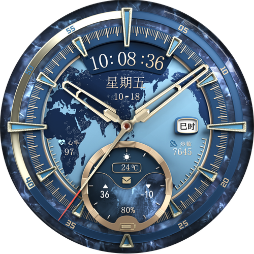 HUAWEI WATCH 十周年表盘展示，及更多会员专享表盘界面