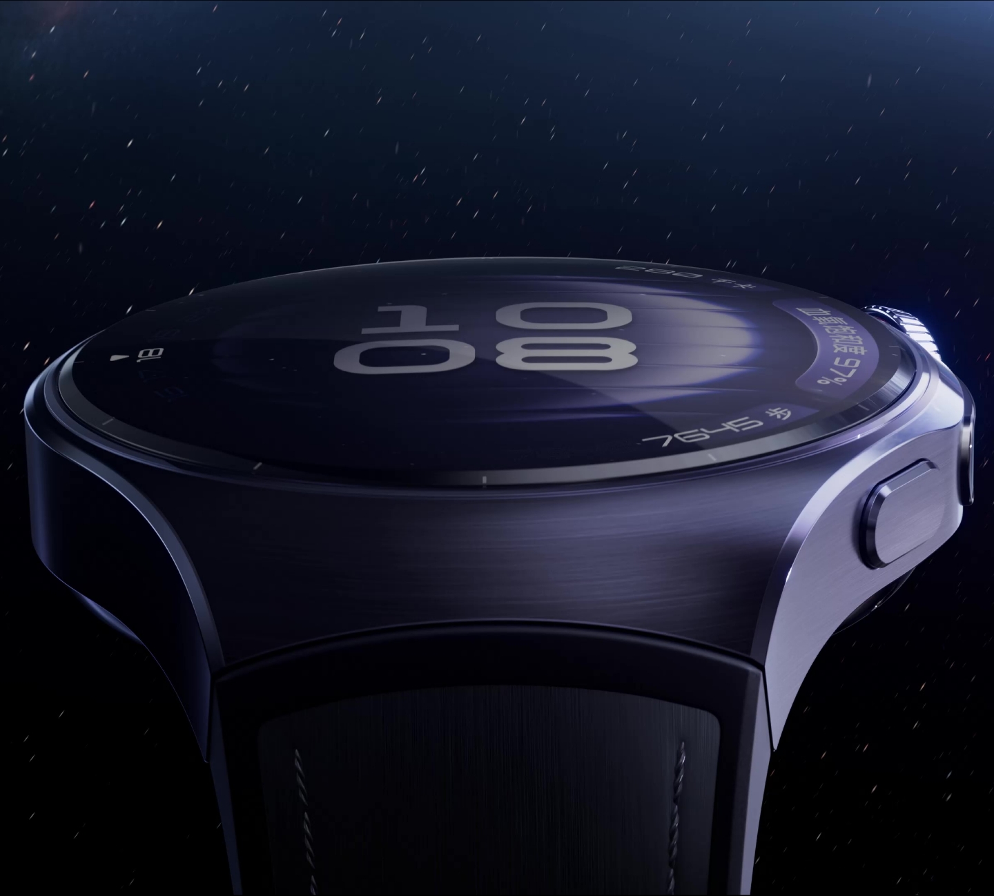HUAWEI WATCH 5 的 id 视频，展示了产品的设计理念与外观细节