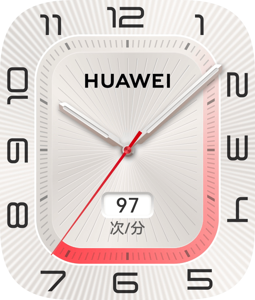  展现了HUAWEI WATCH D2 常规状态下的自定义表盘及熊猫表盘等