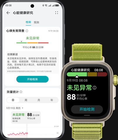 HUAWEI WATCH FIT 4 Pro 心脏健康研究